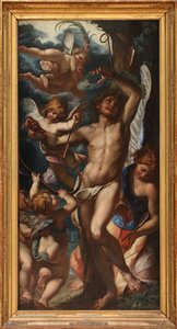 Saint Sebastian Rescued by Angels by Giulio Cesare Procaccini
